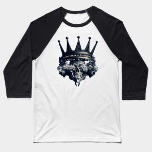 Crowned Skull Baseball T-Shirt